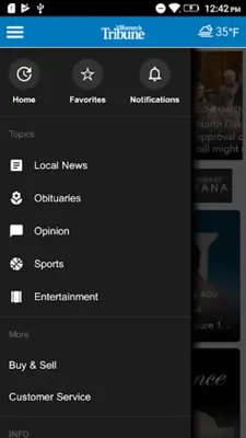 Bismarck Tribune android App screenshot 5